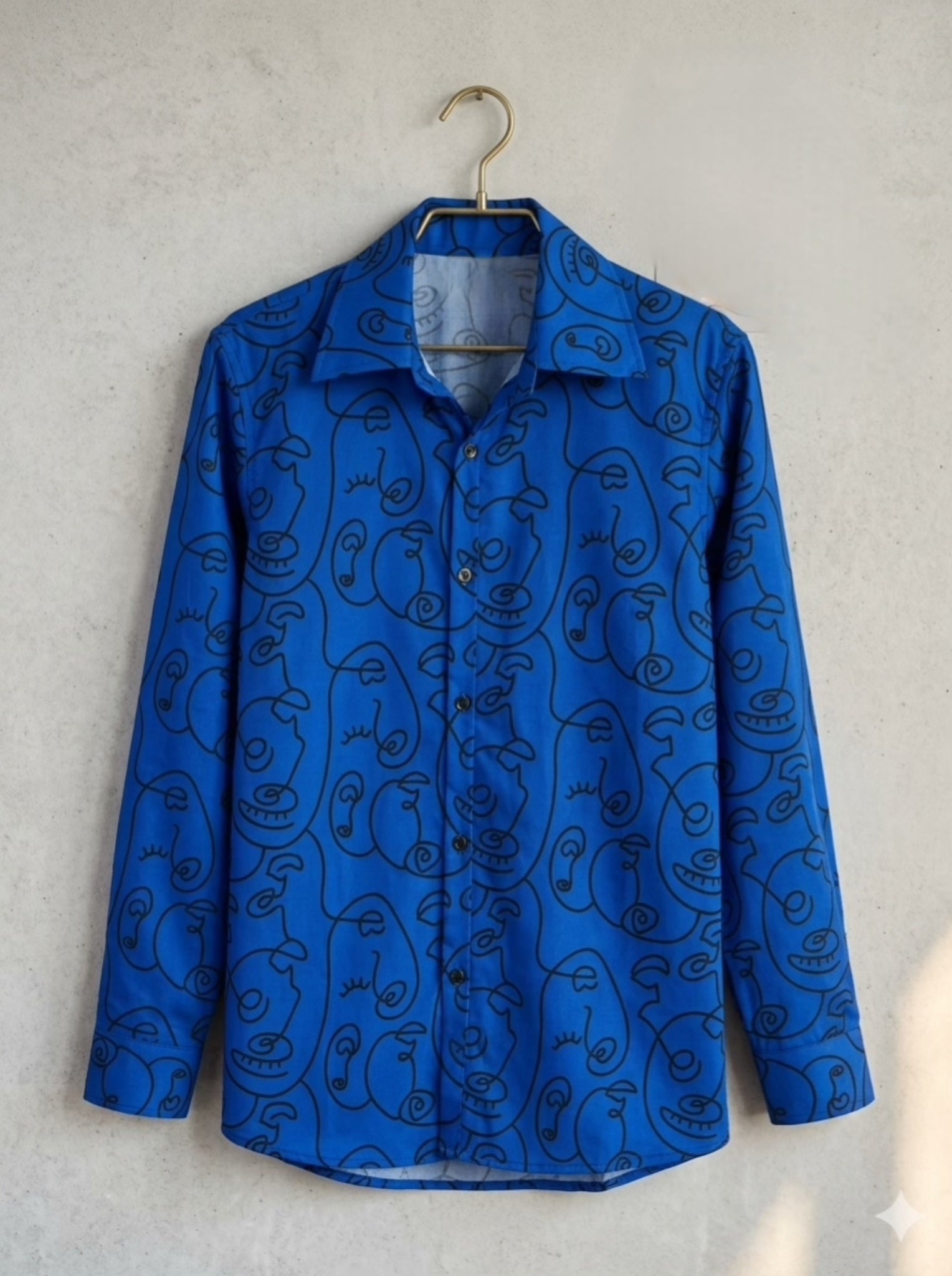 Blue Élan Sketch Shirt