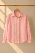 Blush Belle Linen Shirt