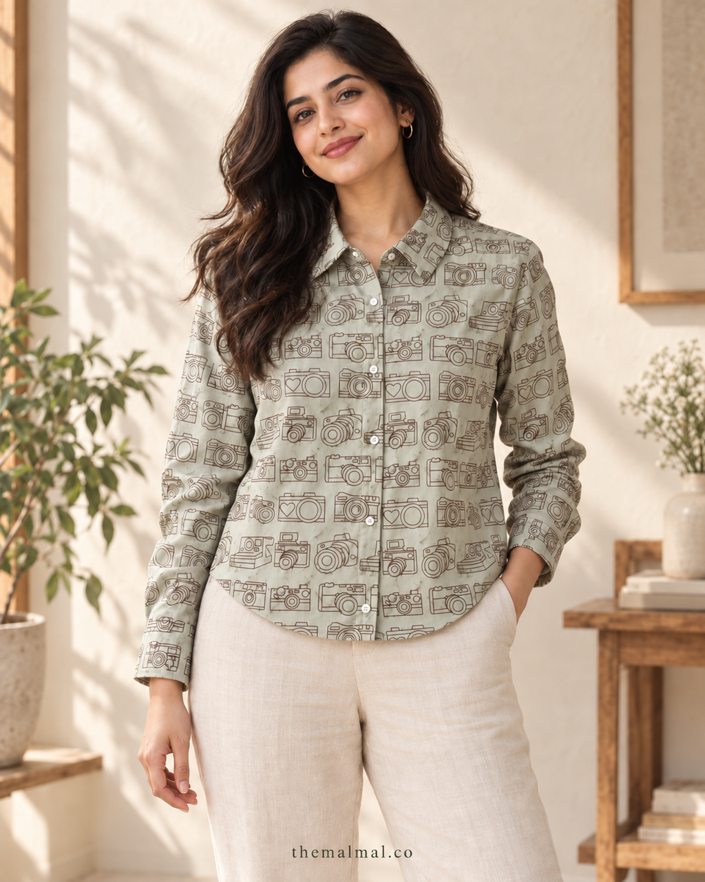 Snap Shirt- Waist length