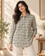 Snap Shirt- Hip length