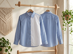 The Split-Panel Striped Shirt