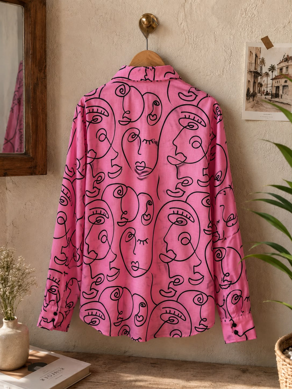 Pink Élan Sketch Shirt