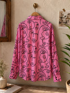 Pink Élan Sketch Shirt