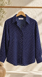 Navy Dot Shirt